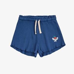 NEW BOBO CHOSES kid's tomato plate shorts in blue